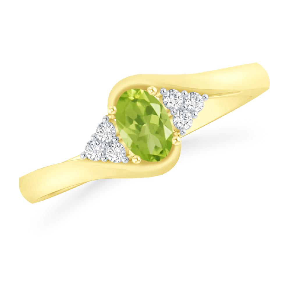 Yellow Gold - Peridot