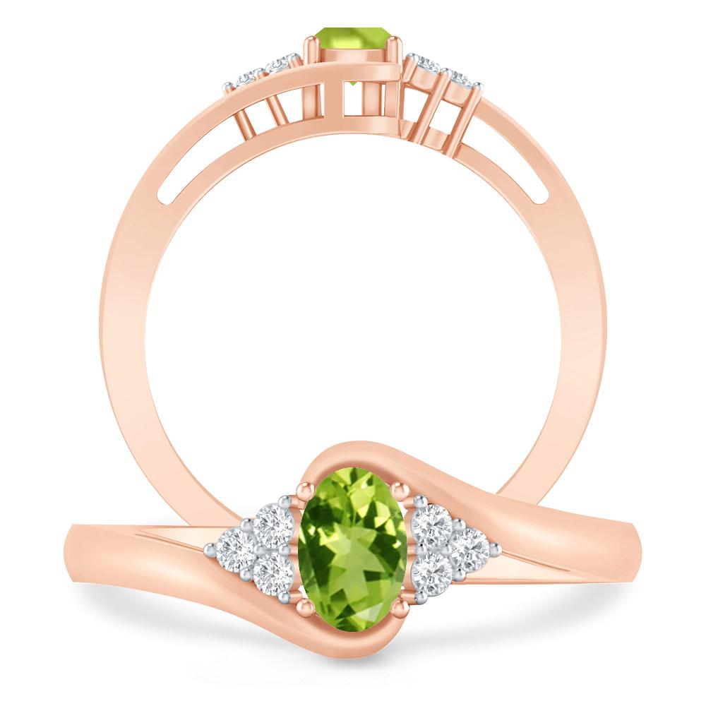 Rose Gold - Peridot