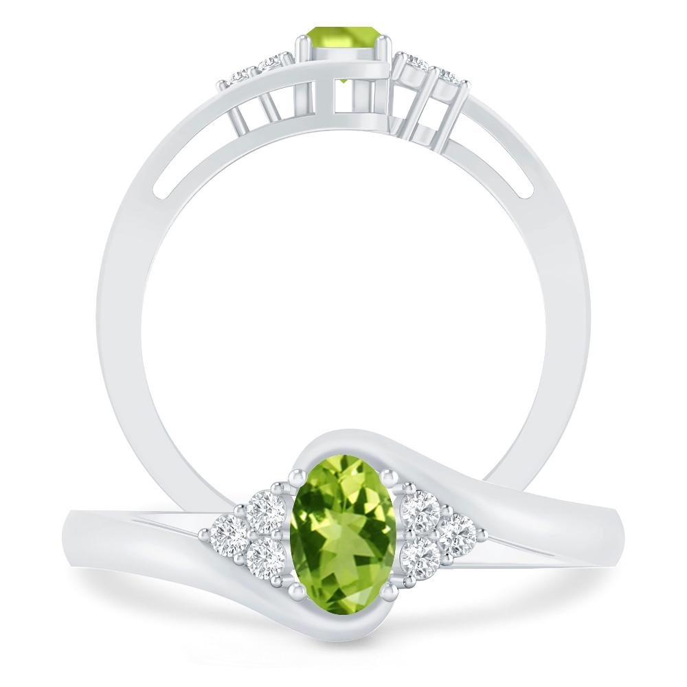 White Gold - Peridot