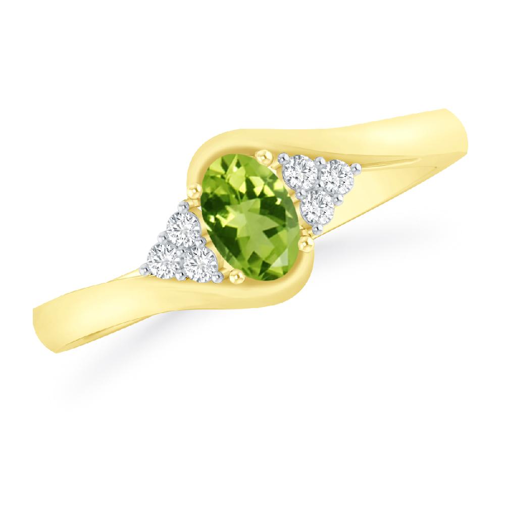 Yellow Gold - Peridot