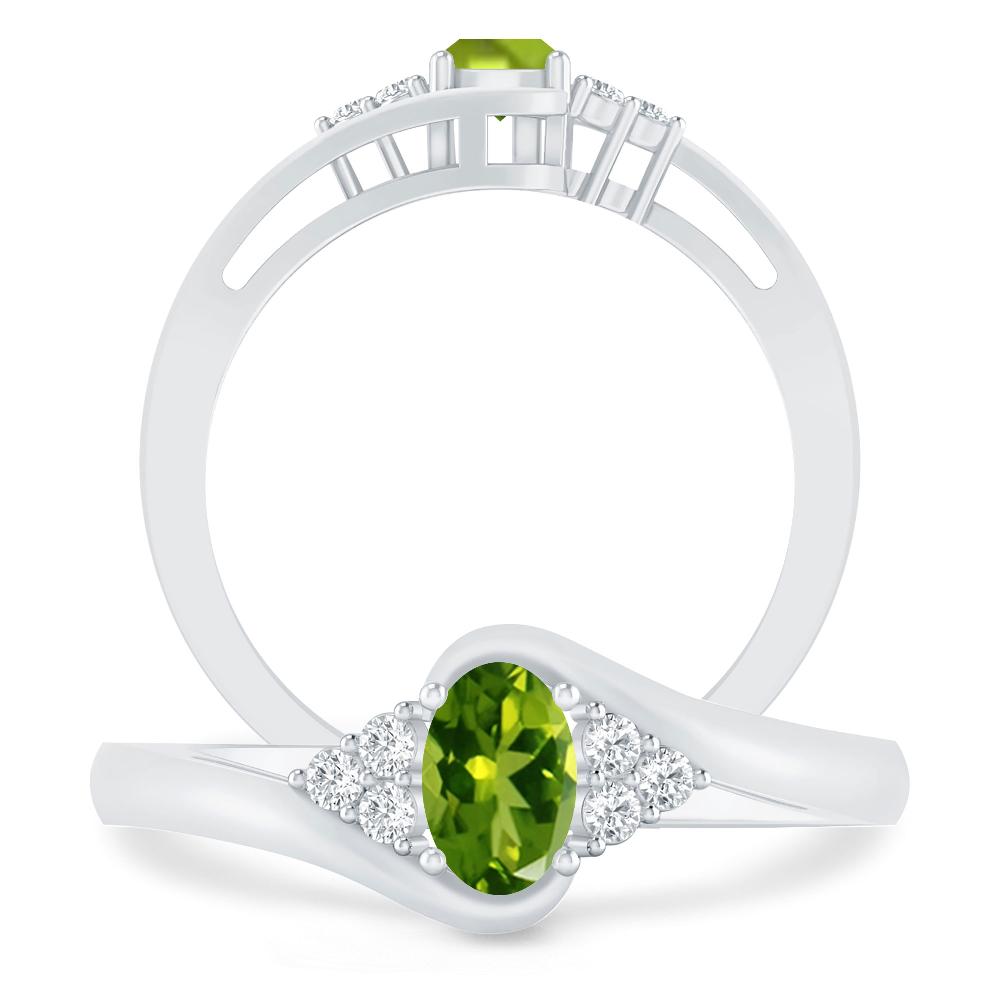 White Gold - Peridot