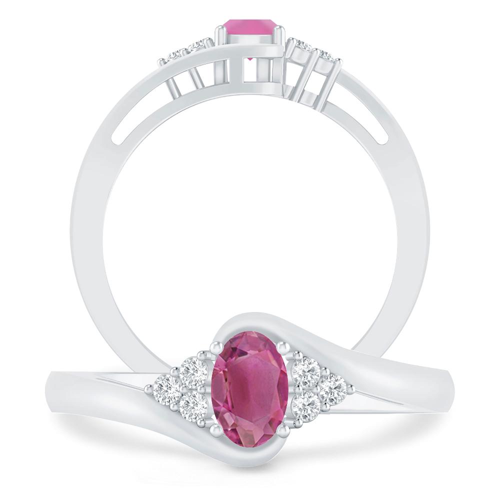 White Gold - Pink Tourmaline