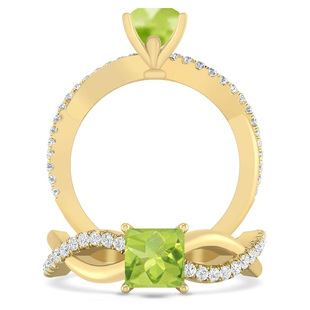 Yellow Gold - Peridot