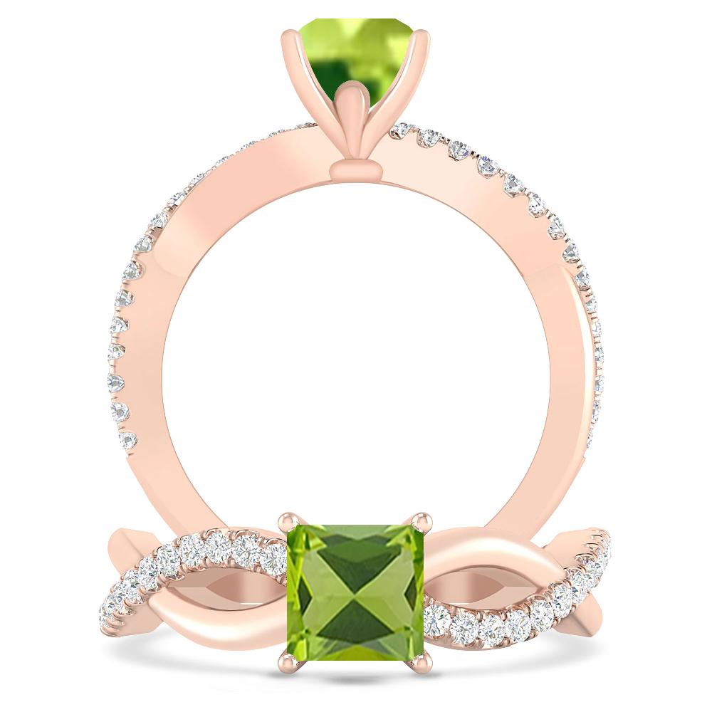Rose Gold - Peridot
