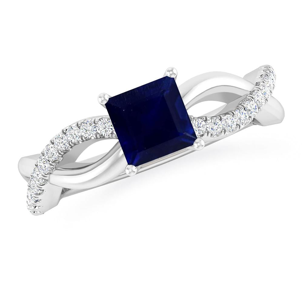 White Gold - Sapphire