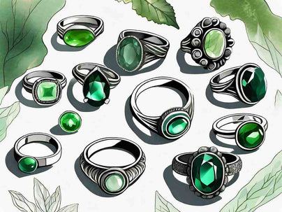 Stunning Green Gemstone Rings: 12 Eco-Friendly Options