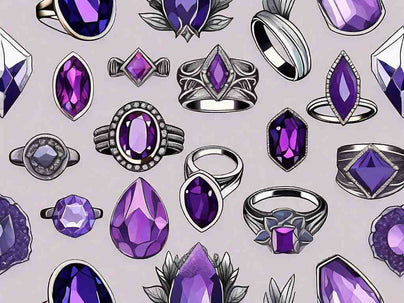 Purple Magic: Engagement Rings That Enchant