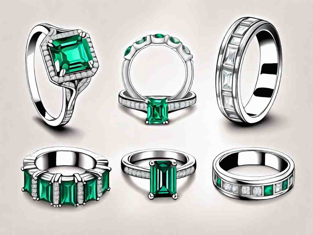 Top Picks: Wedding Bands to Complement Your Emerald Cut Engagement Ring