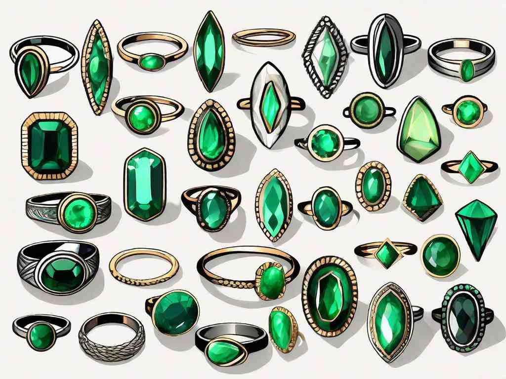 Green Gemstone Rings: 12 Gorgeous Picks