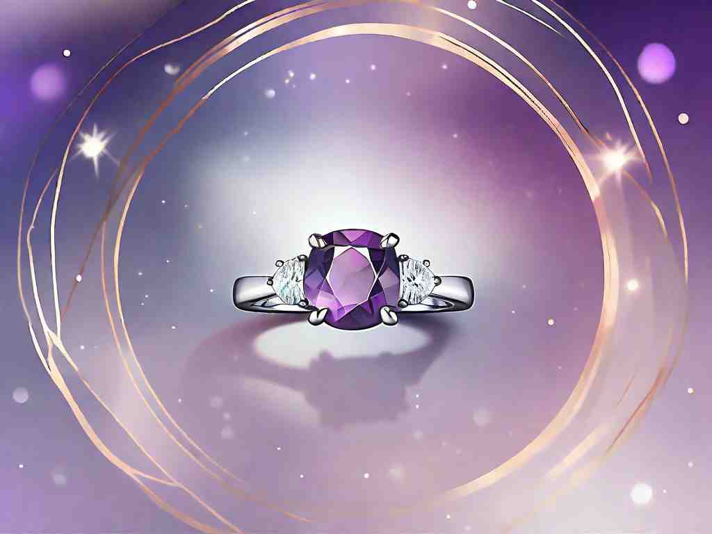 Purple Sparkle: Engagement Rings That Mesmerize