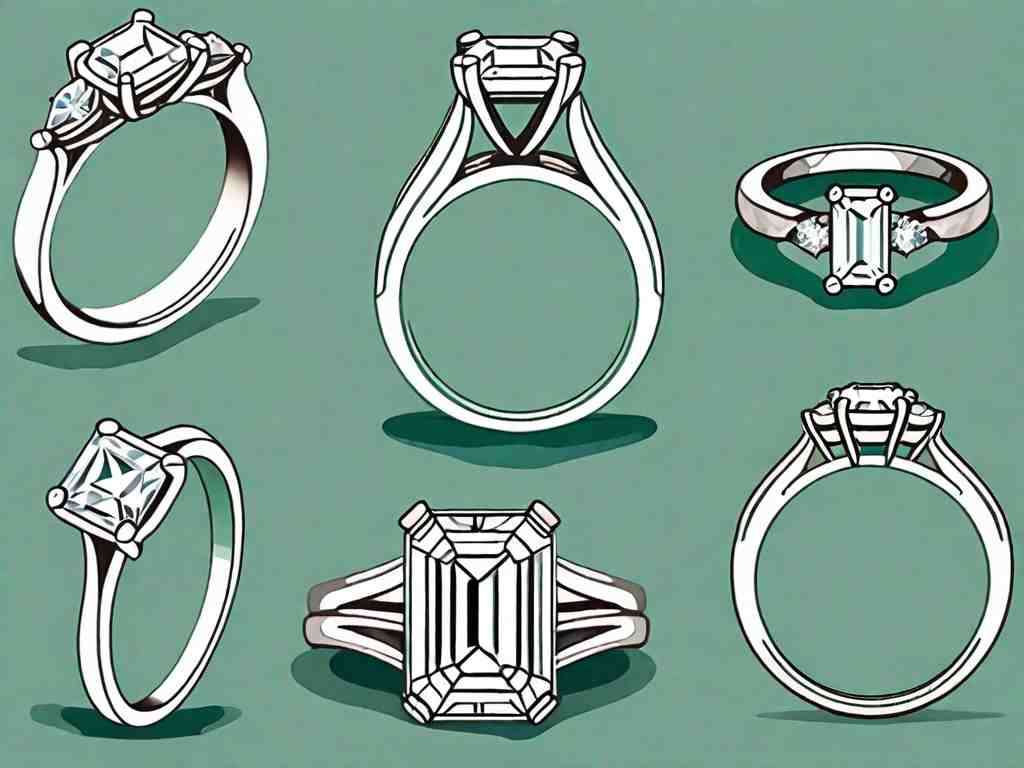 Top Wedding Bands to Complement Emerald Cut Engagement Rings