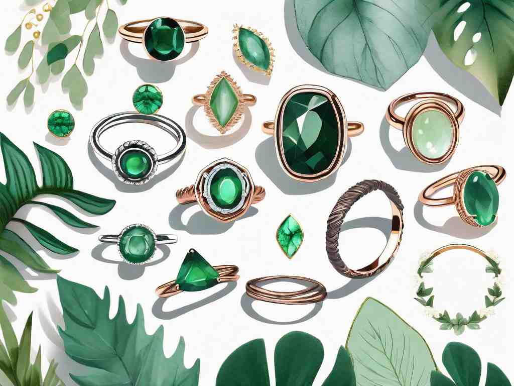 Stunning Eco-Friendly Rings: 12 Gorgeous Green Gemstones