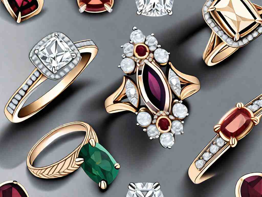 Stunning Cushion Cut Rings with a Unique Elongated Shape
