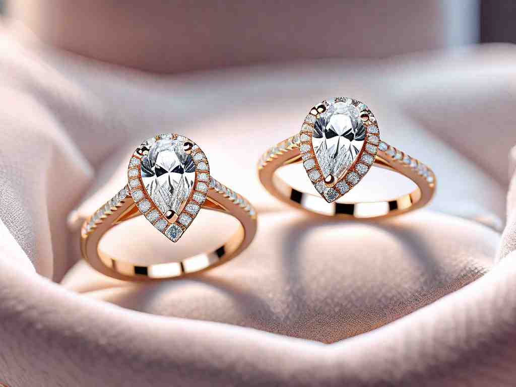 Graceful Teardrop Rings for Your Engagement