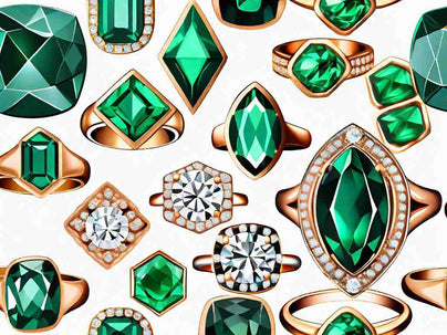 Sparkling Green: 8 Gorgeous Diamond Rings with Emerald Accents