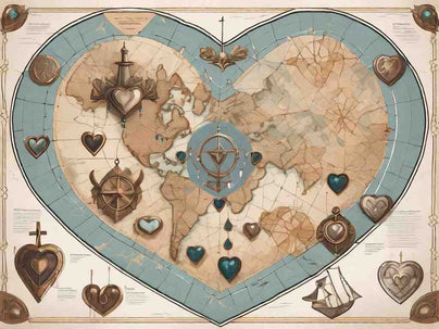 A Journey Through Heart-Shaped Jewelry's Past