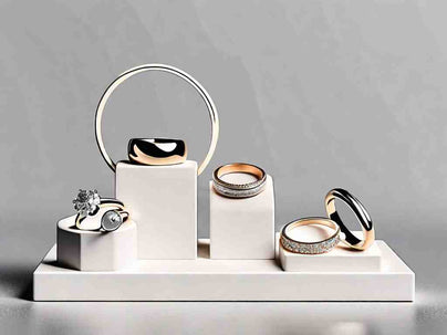 Contemporary Bridal Style: Stackable Rings and Jacket Options