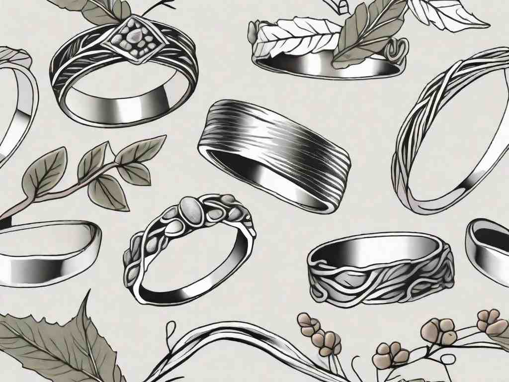 Organic Wedding Bands: Drawing Inspiration from Nature