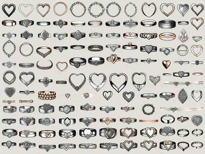 Perfect Pairings: 10 Engagement and Wedding Ring Sets to Adore