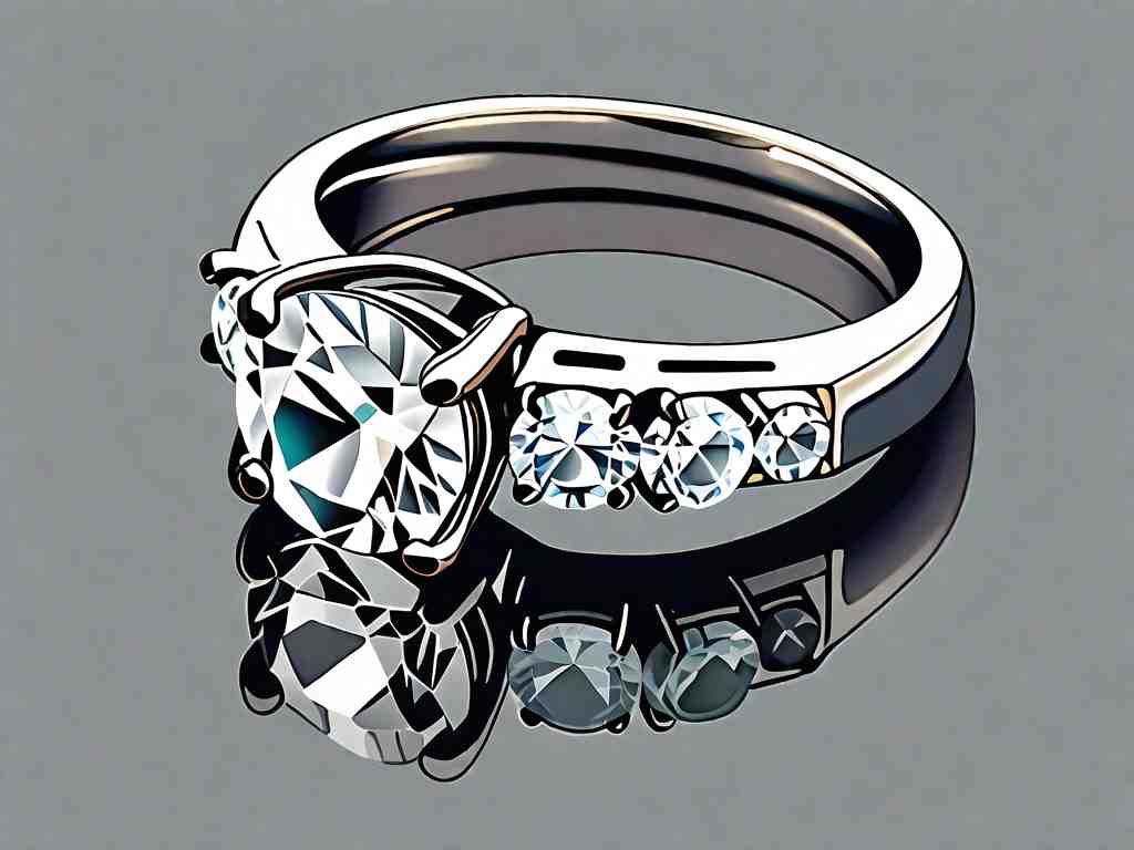 Maximizing Diamond Sparkle: Double-Banded Engagement Rings with Extra Accent Stones