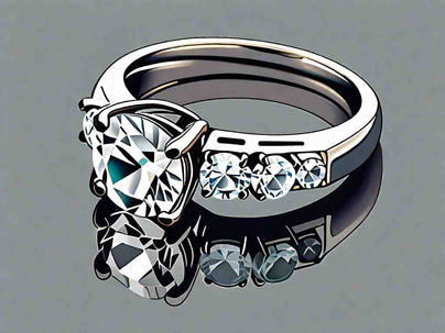Maximizing Diamond Sparkle: Double-Banded Engagement Rings with Extra Accent Stones