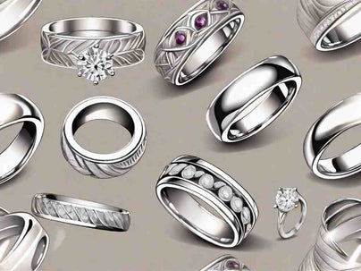 Best-selling Women's White Gold Wedding Bands