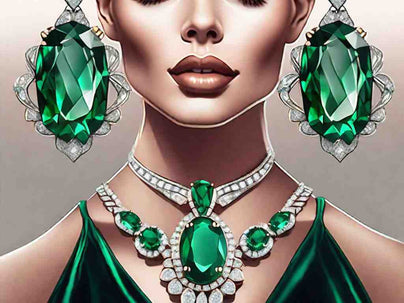 Marking Two Decades of Love with Stunning Emerald Jewelry