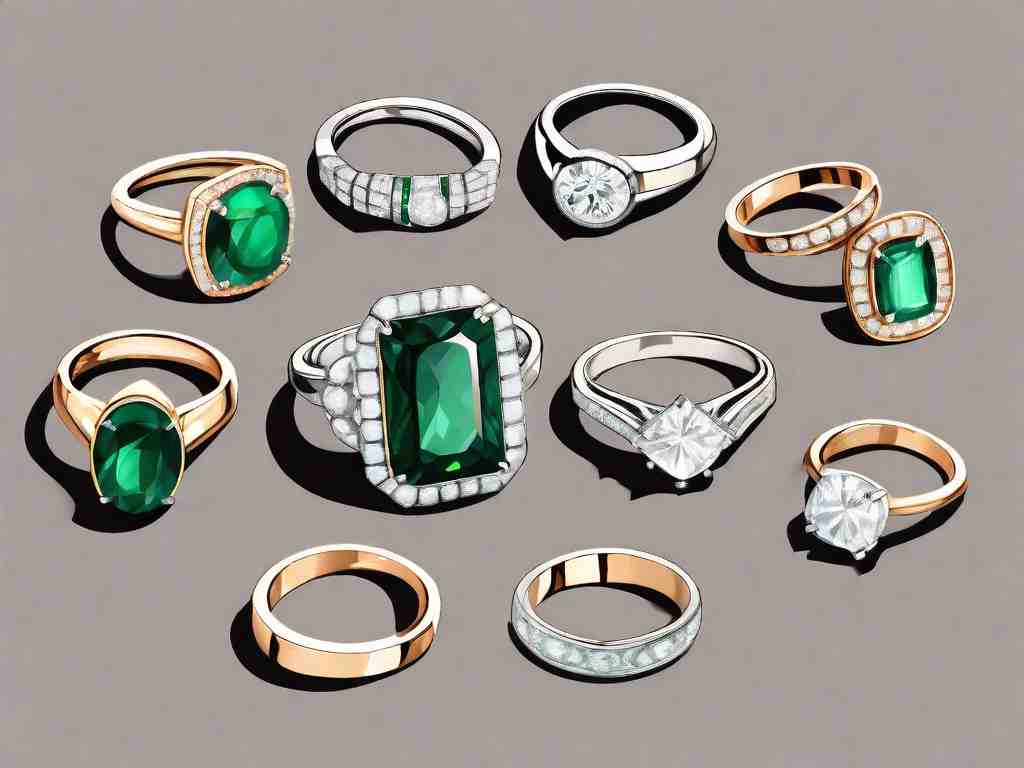 Sparkling Emerald and Diamond Rings: 8 Beautiful Options