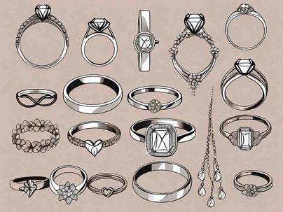 Contemporary Bridal Accessories: Ring Jackets and Stackable Rings