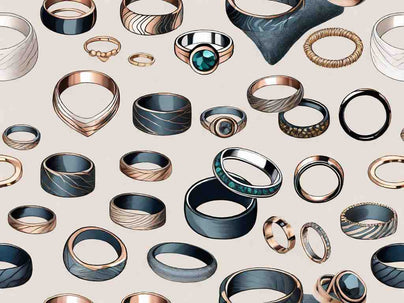 Unique Wedding Ring Inspiration for Couples: Men and Women's Bands