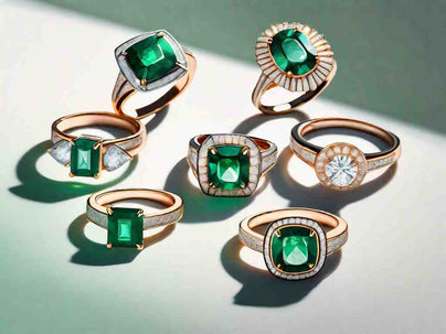 Sparkling Emerald and Diamond Rings: 8 Gorgeous Picks