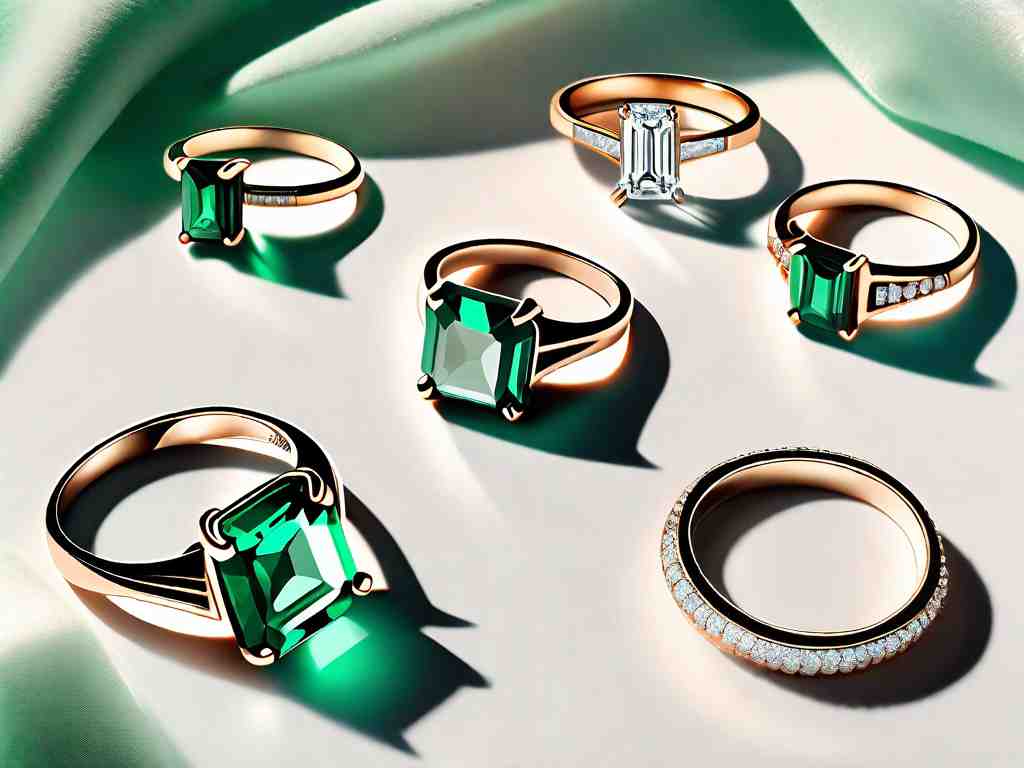 Stunning Emerald-Cut Bands for Your Big Day