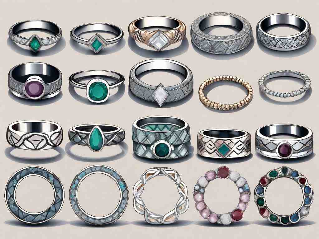 Get the Perfect Bridal Look with These 12 Stacked Wedding Ring Designs