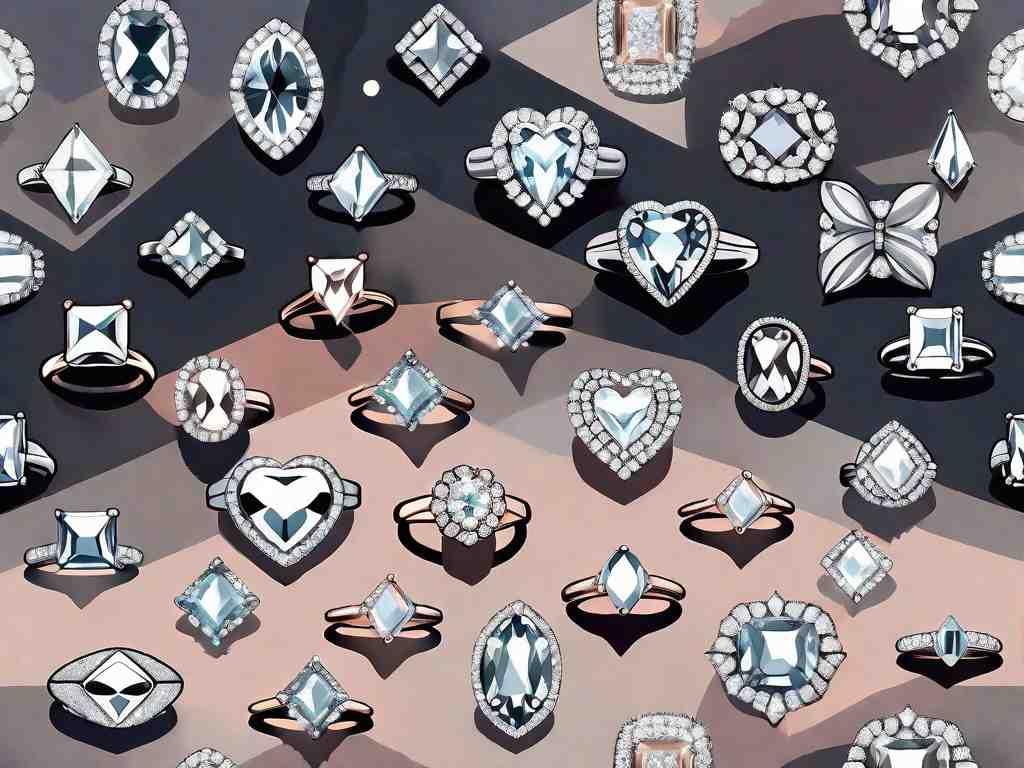 Sparkling Princess-Cut Rings for Your Engagement