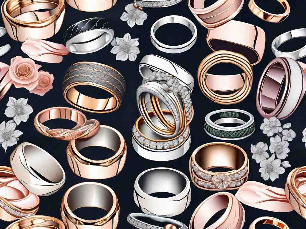 Get the Perfect Bridal Look with These 12 Stacked Wedding Ring Ideas