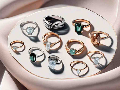 Stunning Cushion Cut Rings with an Elegant Elongated Twist