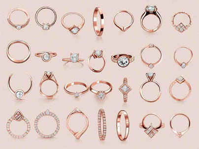 Sparkling Rose Gold Rings: 10 Engagement Ring Ideas for Your Pinterest Inspiration