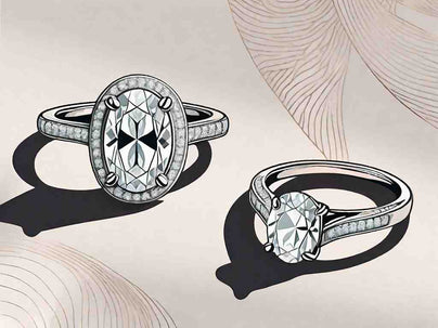 Flawless Match: Tips for Pairing Your Oval Engagement Ring and Wedding Band