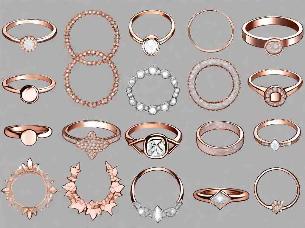 Sparkling Rose Gold Halo Rings: 10 Divine Engagement Options