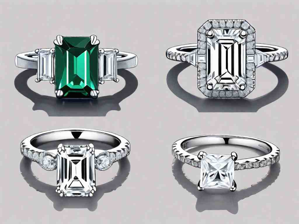 Get the Look: 5 Stunning Emerald Cut Engagement Rings Like Lauren Bushnell's