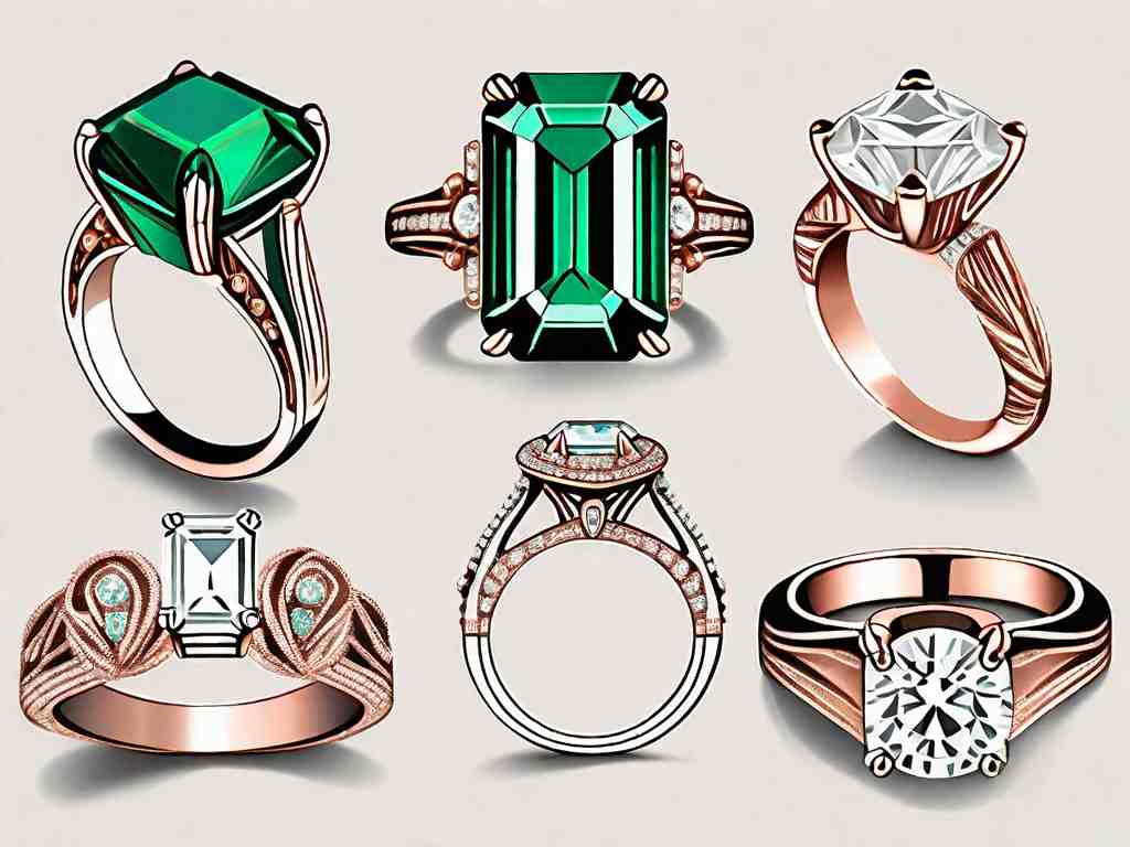 8 Engagement Rings with Lily Collins' Style Influence