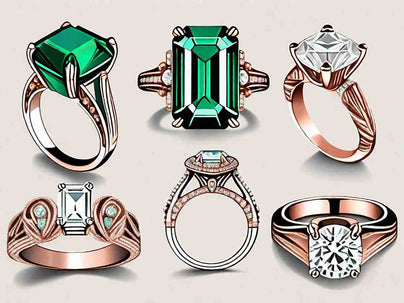 8 Engagement Rings with Lily Collins' Style Influence