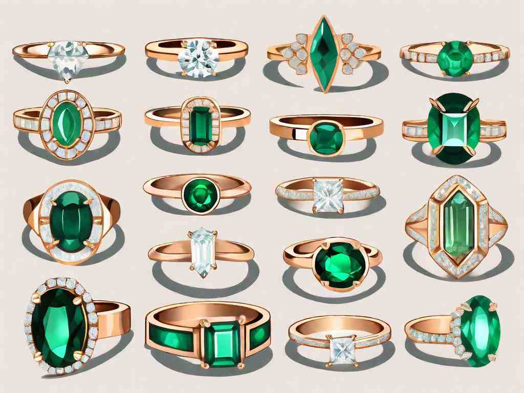 Sparkling Emerald and Diamond Rings: 8 Breathtaking Styles