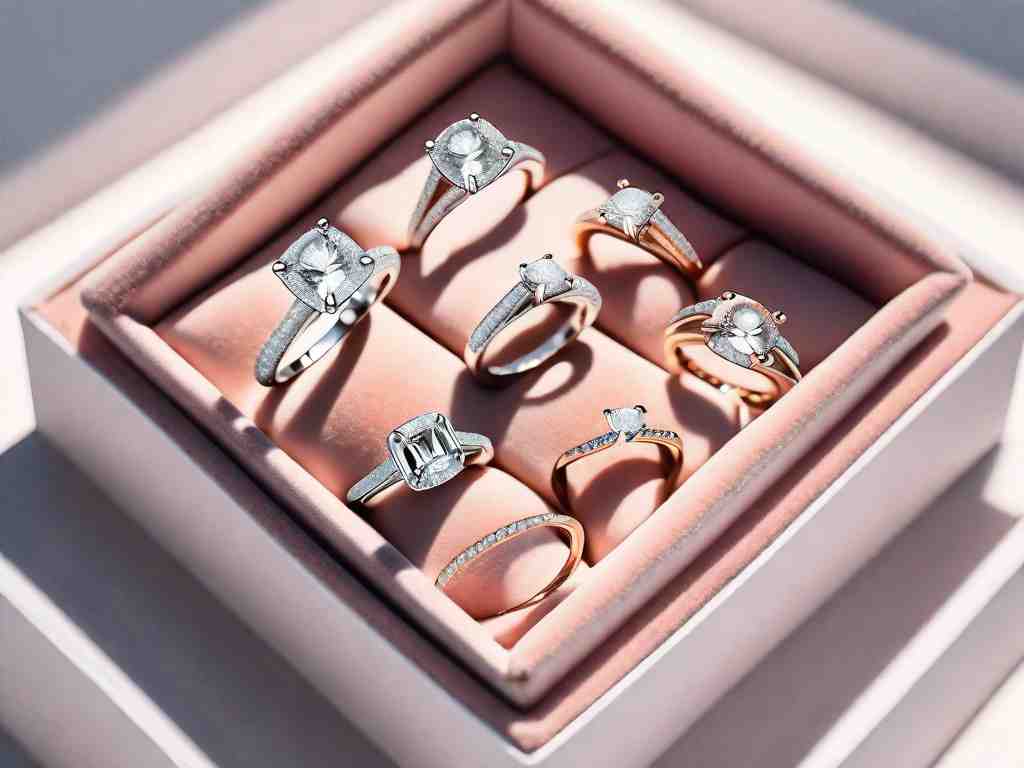 Sparkling Channel-Set Rings for Your Engagement