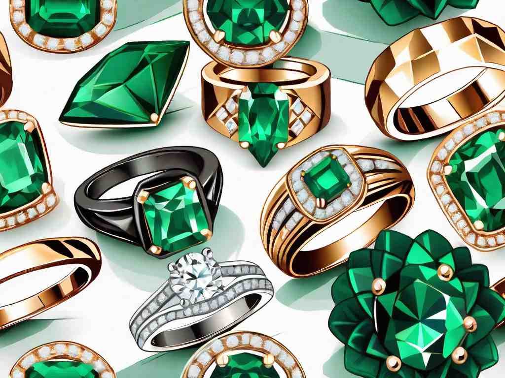 Sparkling Emerald and Diamond Rings: 8 Must-Have Designs