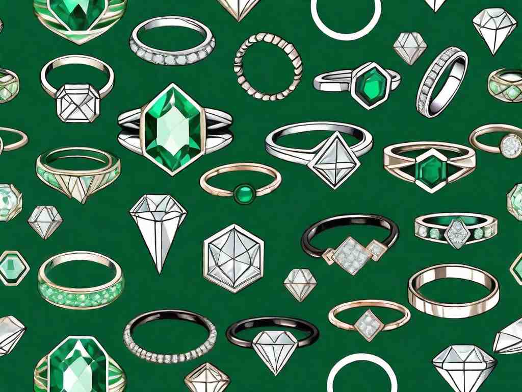 Gorgeous Green: 8 Diamond Rings Featuring Stunning Emeralds