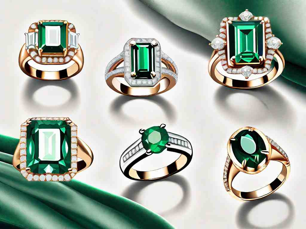 Emerald and Diamond Rings: 8 Gorgeous Options