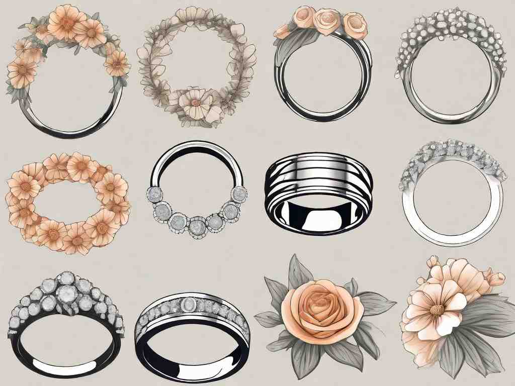 Get the Perfect Bridal Look with These 12 Stacked Wedding Ring Inspirations