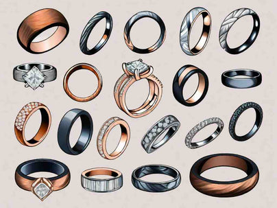 His and Hers Wedding Bands: Unconventional Options to Match Your Style
