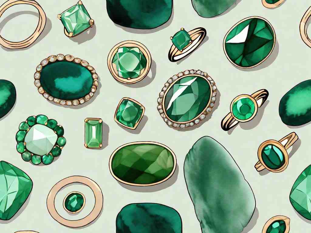 Green Beauty: 12 Stunning Gemstone Rings to Add to Your Collection